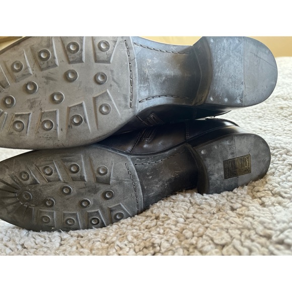 Genuine Italian Leather 39 Tall Brown Riding Boots - Picture 6 of 9